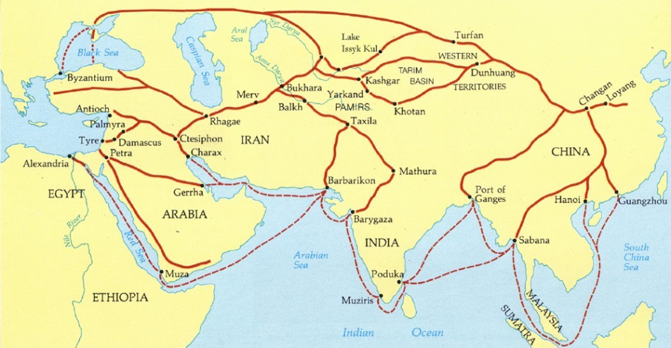 2. Silk Road Entire Map
