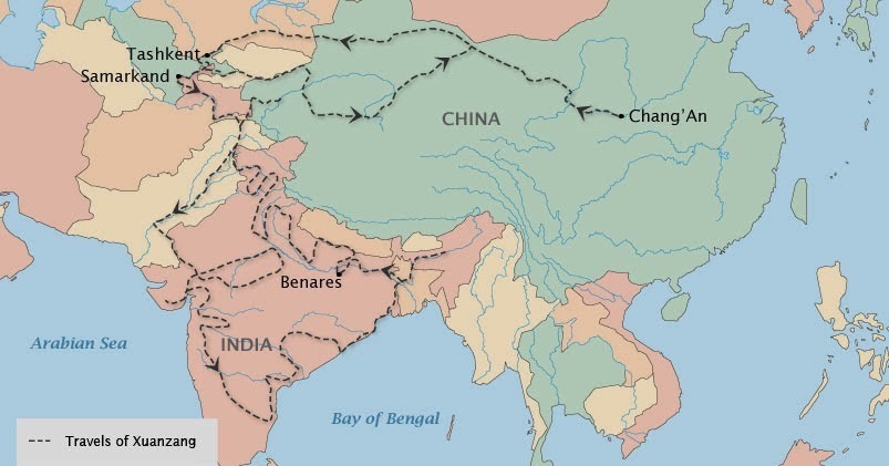 Xuanzang Map 2