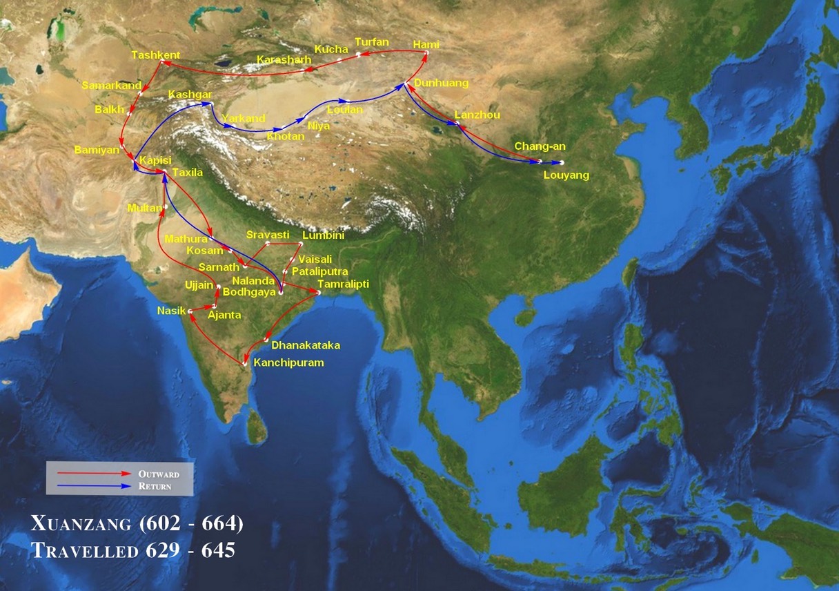 Xuanzang Map 3