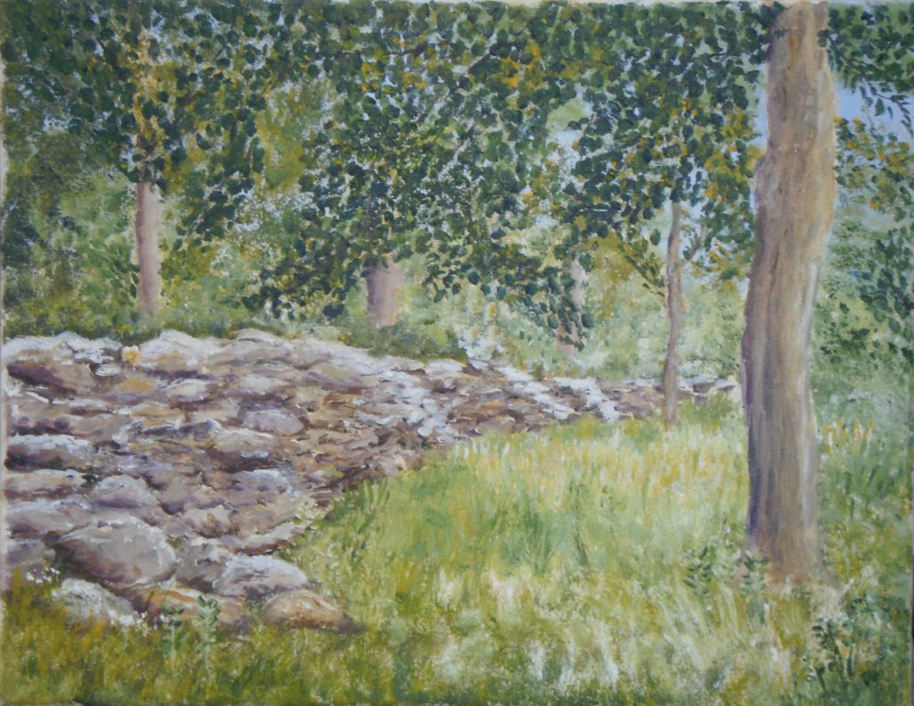 "Stone Wall" (oil), NFS