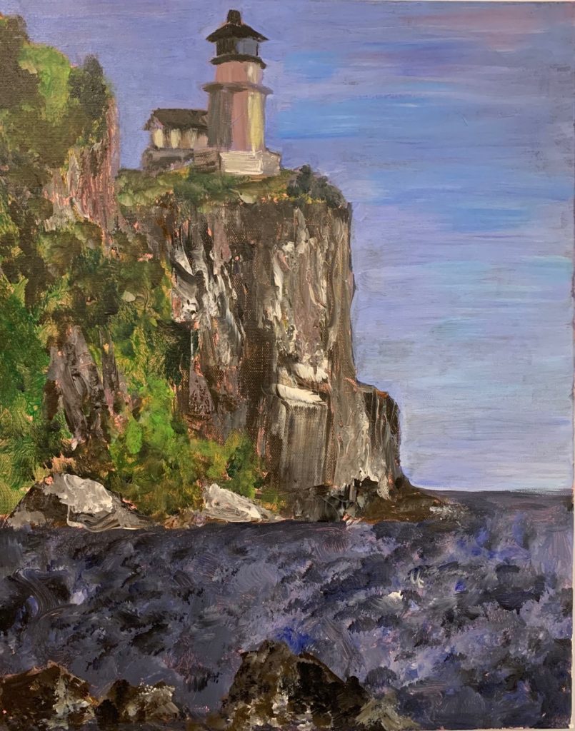 Split Rock Lighthouse (acrylic), NFS