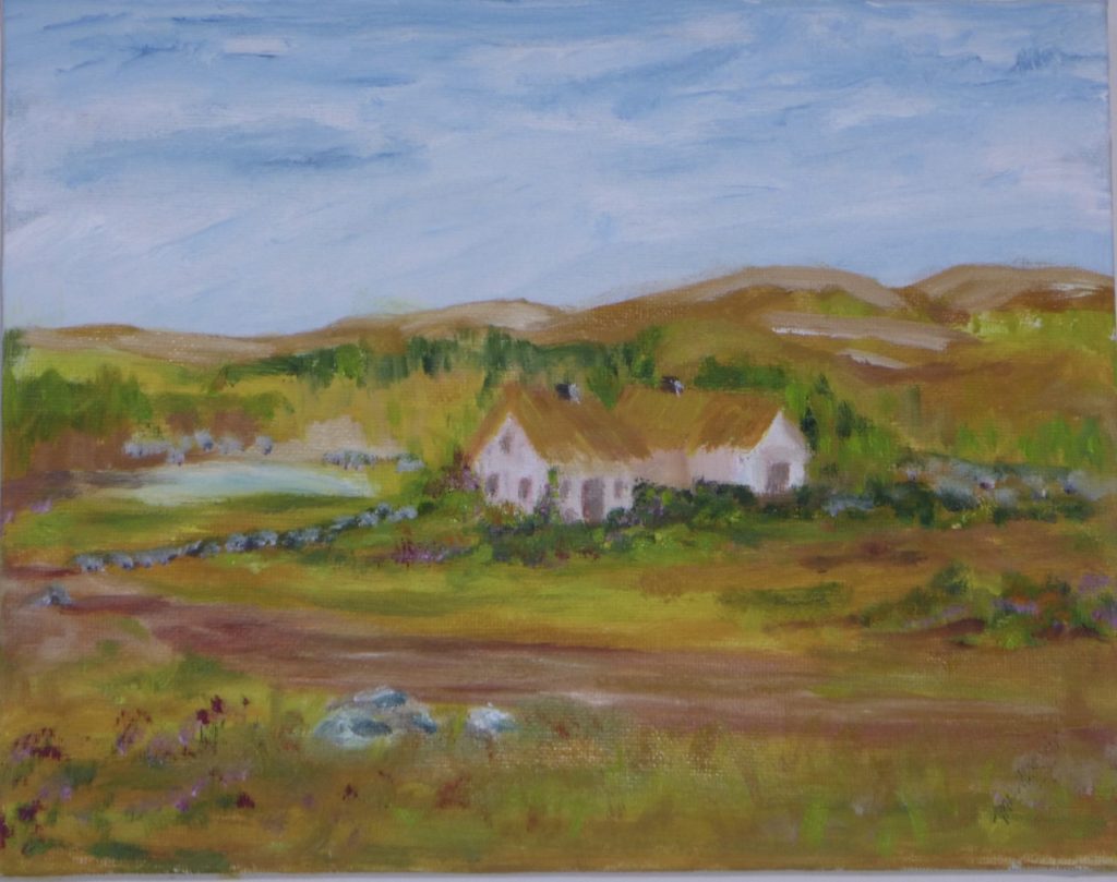 Connemara Quiet (oil on canvas, 8x10) - $200