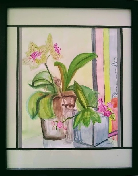 Orchid WC (watercolor), Price negotiable