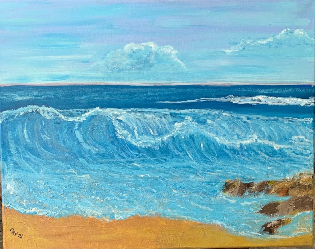 The Wave (acrylic on canvas, 16x20) - NFS