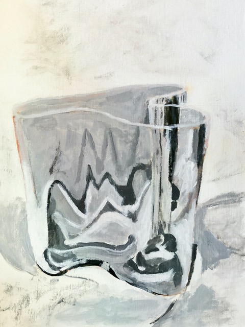 Kathy Webster "Alvar Aalto Vase" (acrylic), NFS
