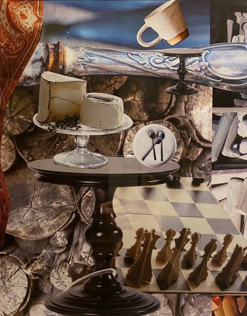 "Chess" (collage), 11x14" - NFS