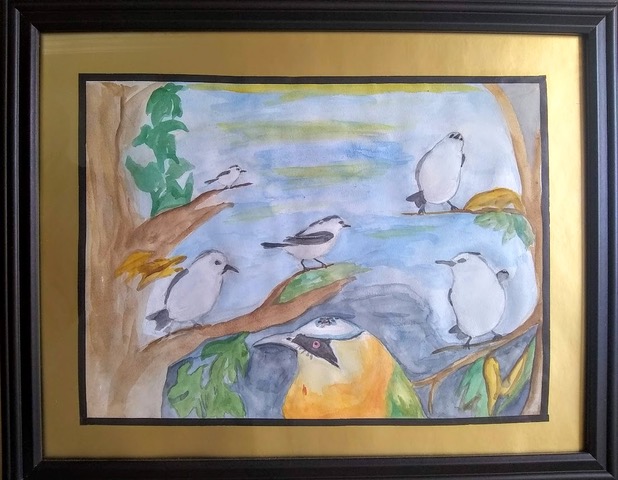 Birds n Tree (watercolor), Price negotiable