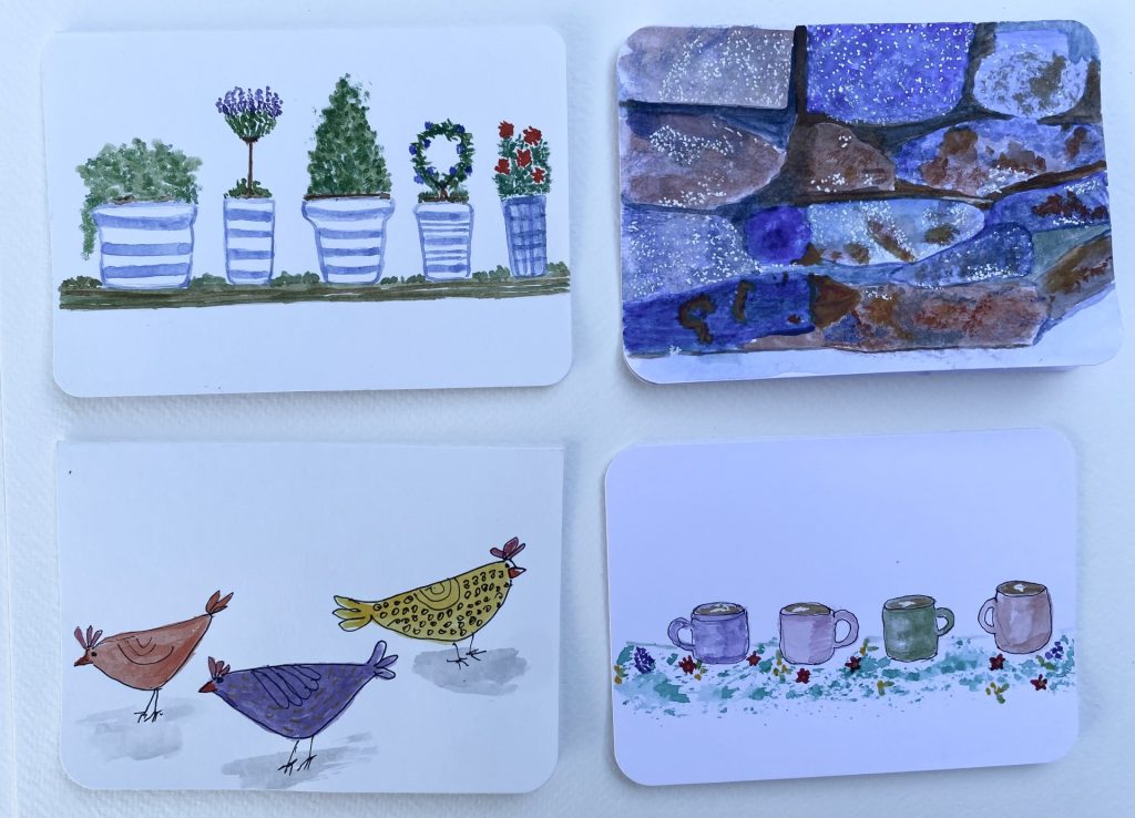 Note cards, 3.5x5", NFS
