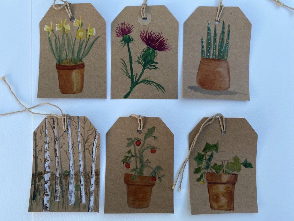 Small gift tags, 2x2.8", NFS