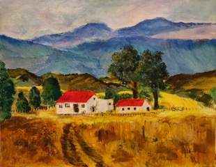 Landscape (acrylic on canvas), 11x14 - NFS
