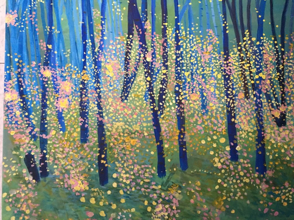 Fireflies (acrylic on canvas, 16x20) - Price Negotiable