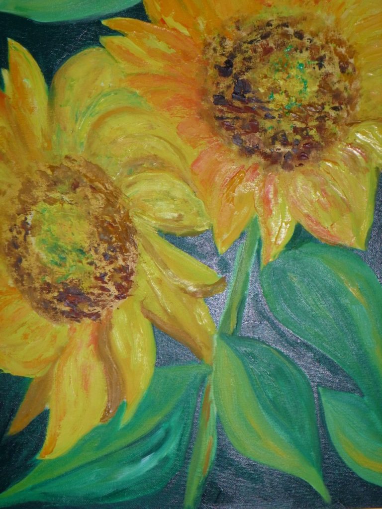 Sunny Joy (oil on canvas), 16 x 20 - $375 framed