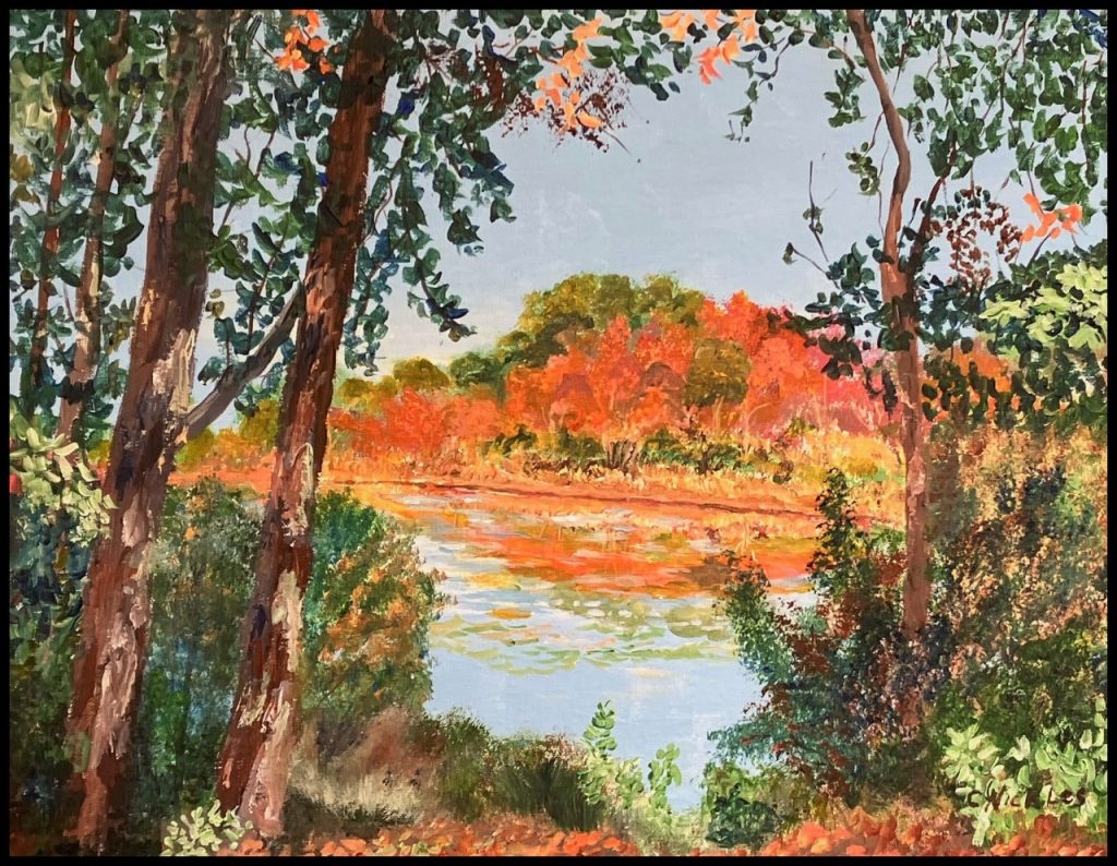 Belleville Pond (oil on canvas), 11x14 - NFS   