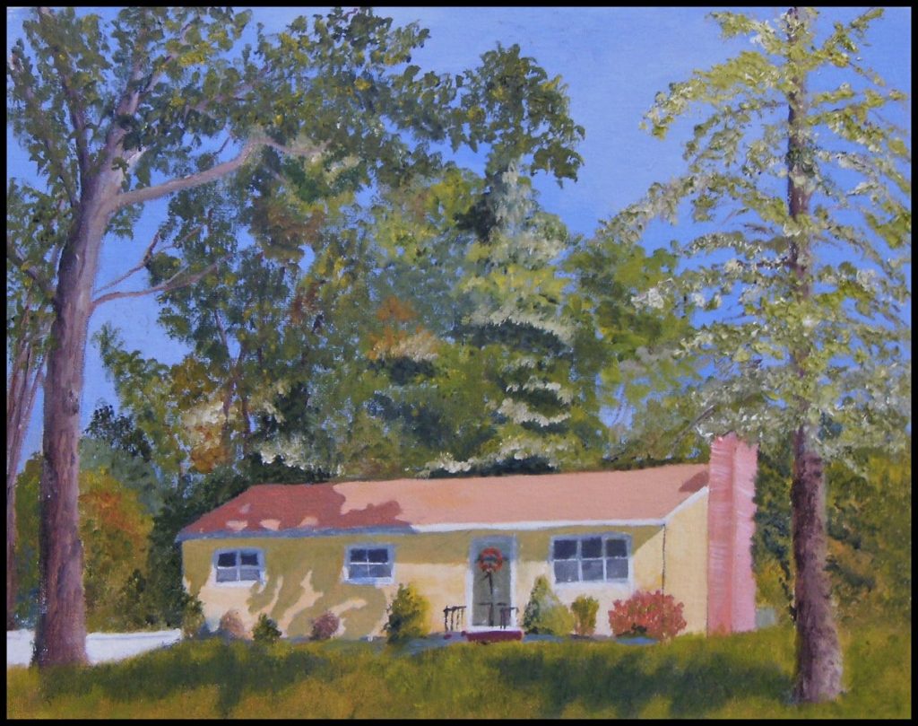 The Yellow House (oil on canvas), 11 x 14 - NFS