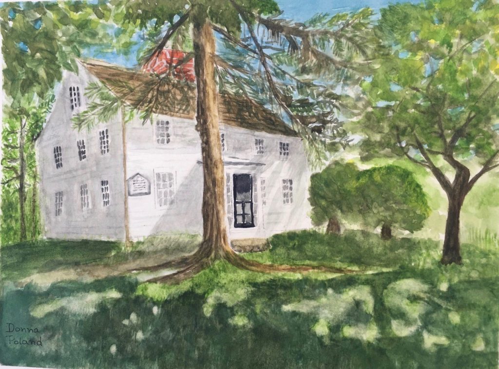 Tagget House Slater Park (watercolor on paper), 9x12 - Price Negotiable