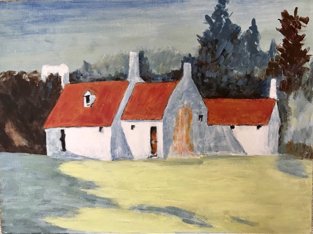 Country Cottage (acrylic), negotiable
