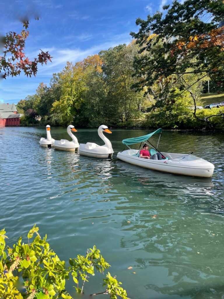 Swan Boats, Boathouse, Roger Williams Park